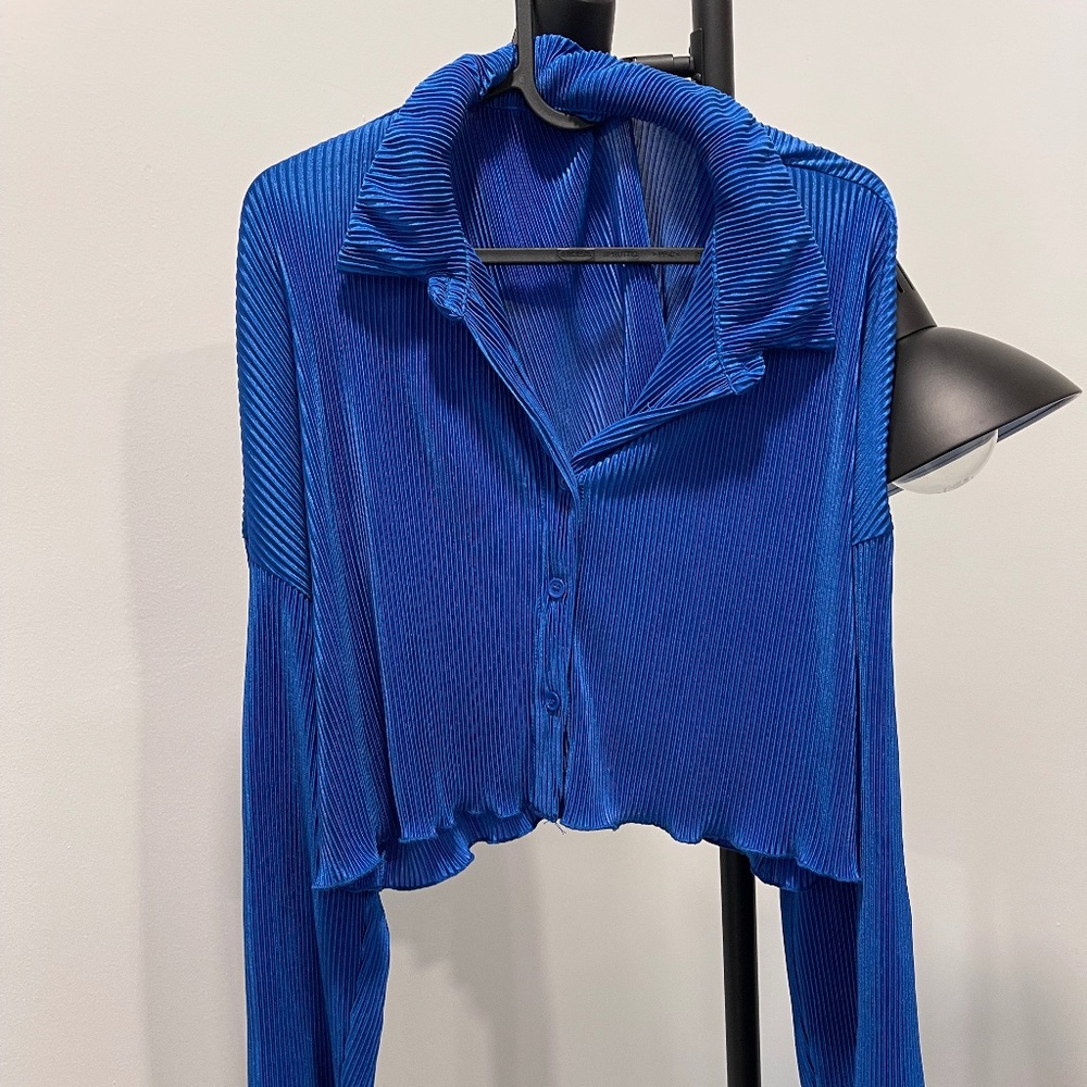 Electric Blue Short and Shirt Set